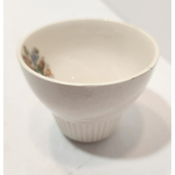 Vtg Salem China Victory Basket Needlepoint Stitch Demitasse Cups Set of 4 - Picture 8 of 16